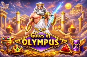 Gates of Olympus slot jogo com Zeus e multiplicadores relâmpago
